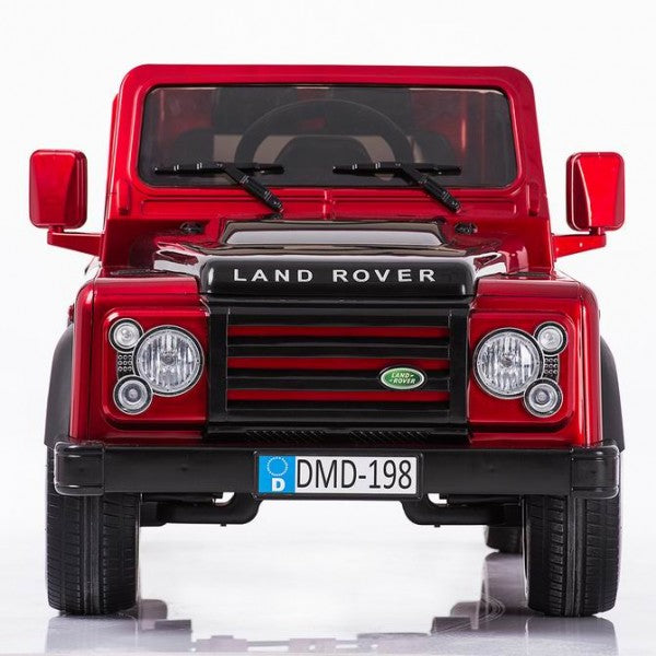 LAND ROVER DEFENDER RIDE ON CAR RED-BURGUNDY PAINTED