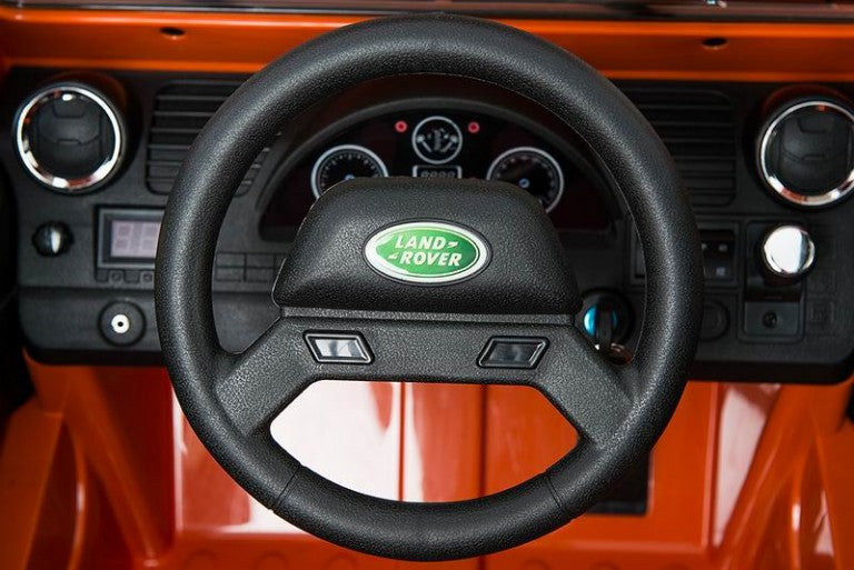 LAND ROVER DEFENDER RIDE ON CAR RED-BURGUNDY PAINTED