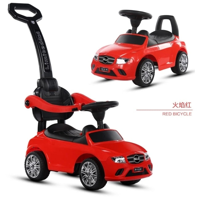 Multifunction Baby Music Walker Four Whell Push Trolley Kids Ride on Toys Car Balance Car Children Scooter 1-5years old