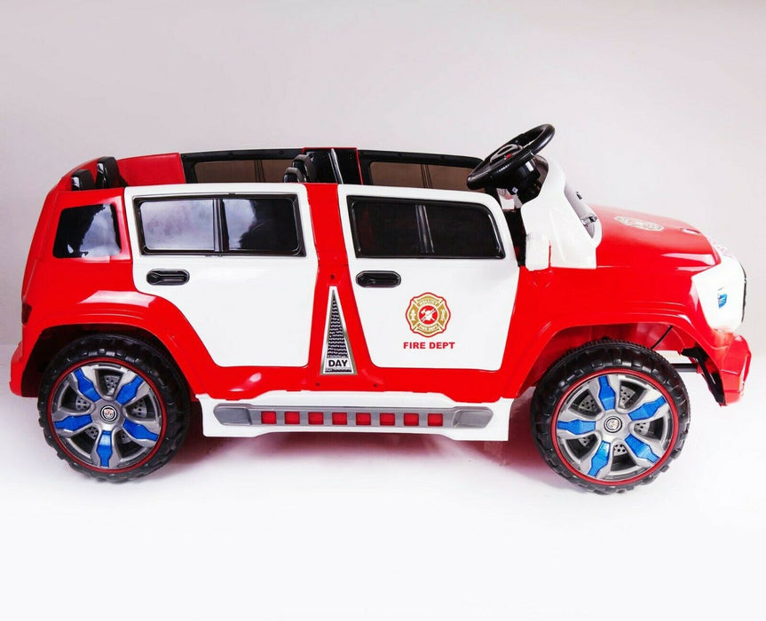 Fire Truck Rideon Cars 4 Doors two seaters CAR  for Kids