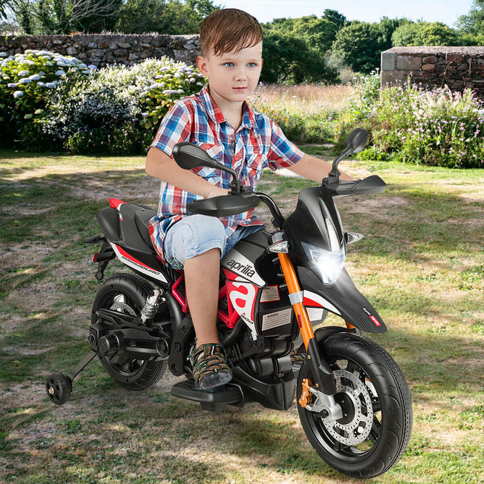 Aprilia Licensed 12V Kids Ride-On Motorcycle