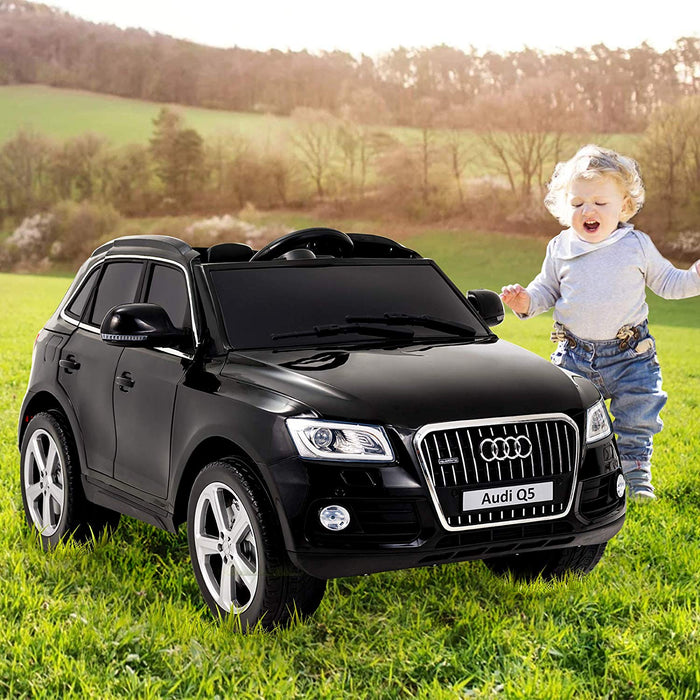 licensed Audi Q512v kids electric ride on car with remote control red 4 wheel Drive