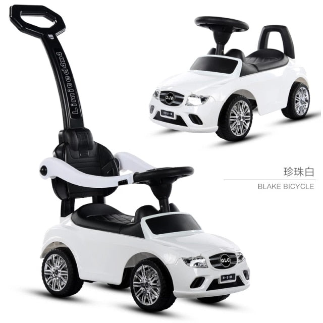 Multifunction Baby Music Walker Four Whell Push Trolley Kids Ride on Toys Car Balance Car Children Scooter 1-5years old