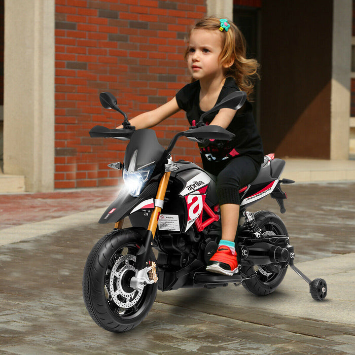 Aprilia Licensed 12V Kids Ride-On Motorcycle